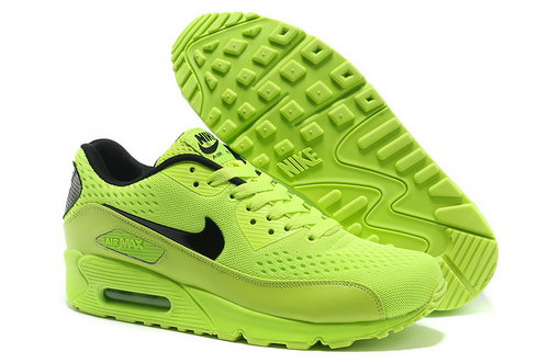 Nike Air Max 90 Prm Em Unisex Green And Black Sports Shoes Inexpensive